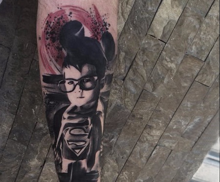 黑灰纹身 素描纹身点刺黑灰纹身图案