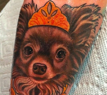 小动物纹身 彩绘纹身素描小动物纹身图案