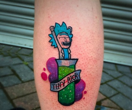 纹身卡通 简单线条纹身卡通彩绘纹身图案