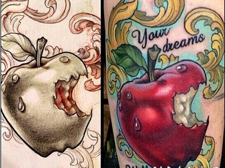 炫彩艺术手臂纹身