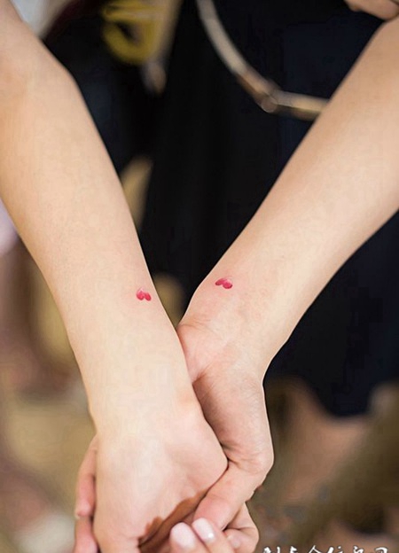 心心相印，小情侣的小浪漫