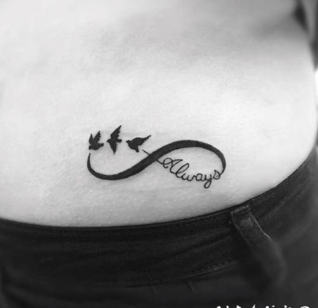 简单纹身小图案 极简线条纹身黑色小图案纹身图案