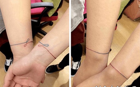 情侣小清新纹身 简单线条纹身素描情侣小清新纹身图案