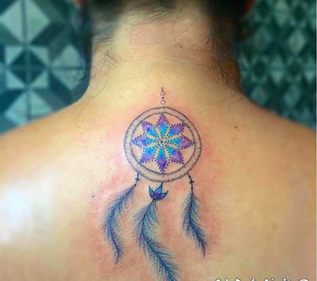 彩绘水彩素描泼墨精美别致抽象纹身图案