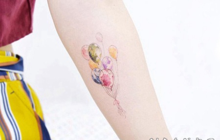 女生喜欢的精致小巧几何线条小清新纹身图案