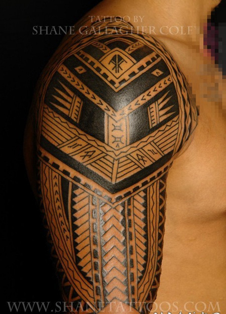 黑色线条素描创意几何元素花纹纹身图案