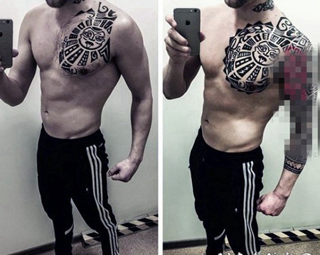 关于太阳的创意个性设计感十足的纹身图案