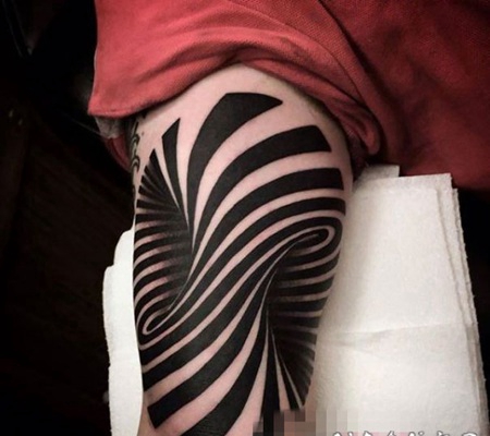 创意个性超写实3d搞怪逼真纹身图案