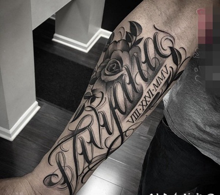 黑色线条素描几何元素花纹纹身图案