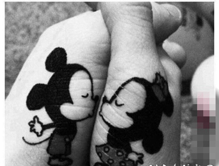 情侣创意个性文艺小清新纹身图案