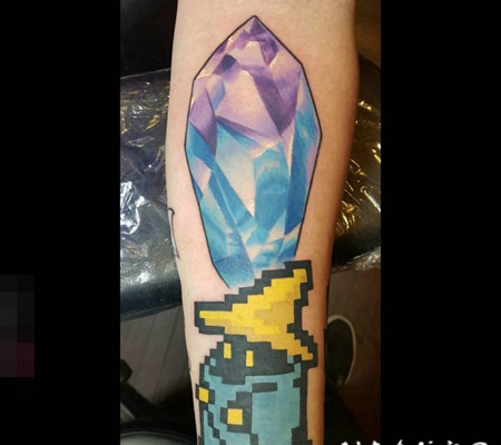 1抽象线条艺术彩绘技巧个性纹身图案