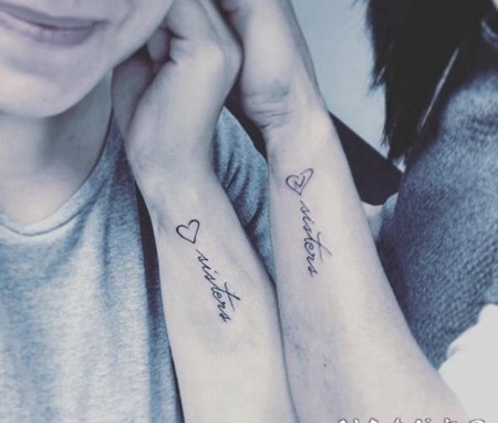 黑白灰风格情侣小清新纹身图案线条