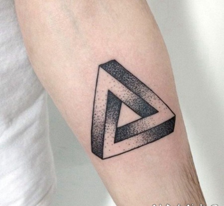 简单个性线条纹身创意符号纹身图案