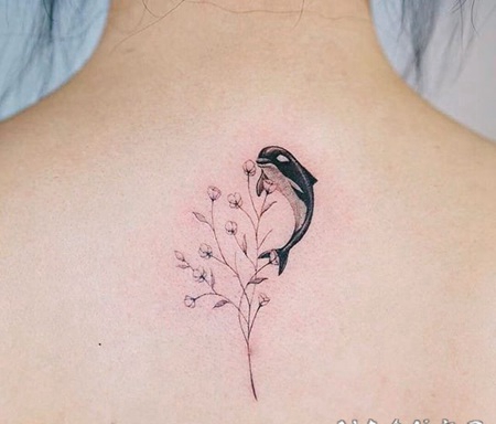 可爱又微小的小清新植物纹身图案