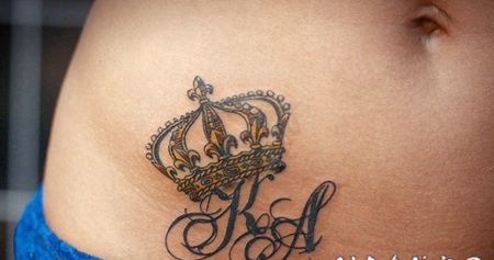 女孩的清新漂亮的纹身图案欣赏