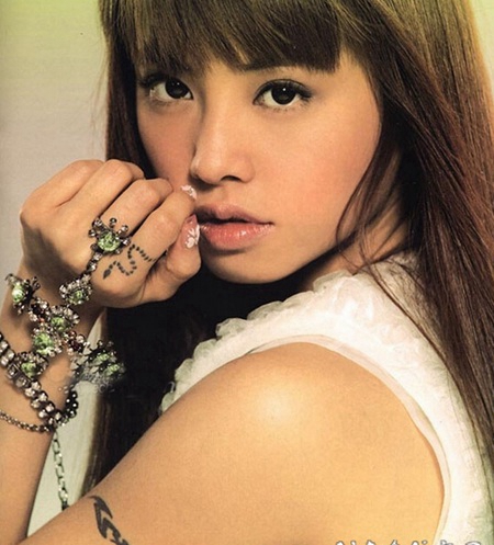 蔡依林手臂简单的图腾纹身图案