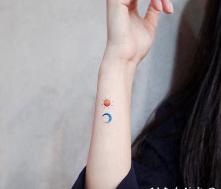 女孩小清新纹身小图案