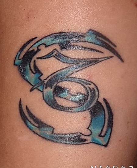 星座摩羯座纹身图案