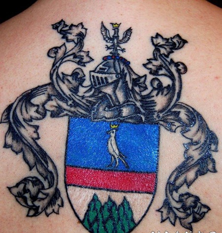 意大利家庭勋章纹身图案
