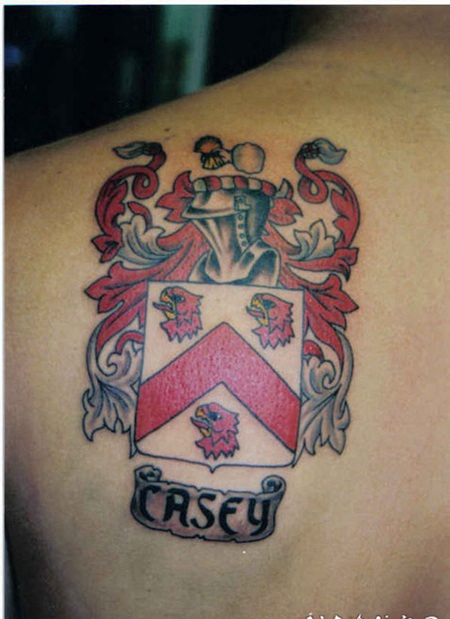 凯西家族徽章纹身图案