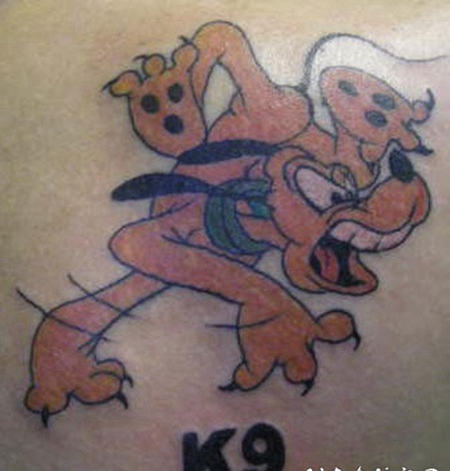 彩色卡通高飞纹身图案