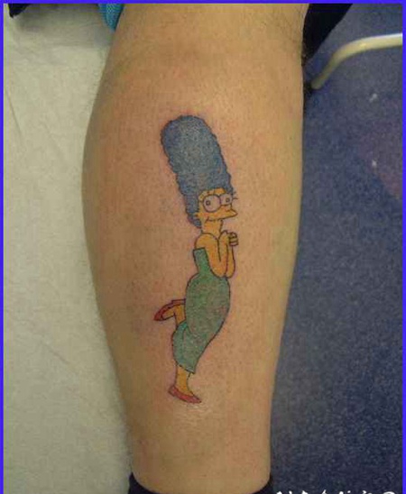 卡通辛普森家庭纹身图案