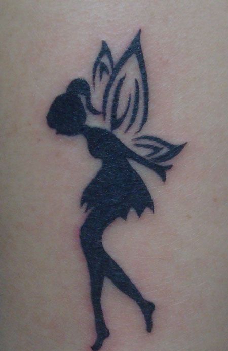 蝴蝶精灵纹身图案