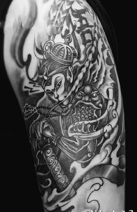 冲上凌霄，手臂齐天大圣个性纹身