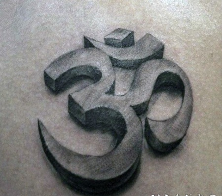 3D风格的黑色的石像印度教标志纹身图案缩略频道推荐图