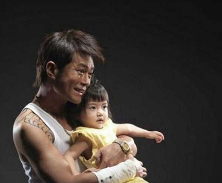 明星古天乐肩部纹身图案