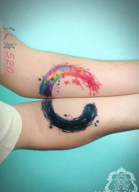 关于闺蜜的创意个性唯美可爱小图案纹身图案