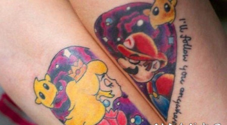 彰显爱情印证的创意情侣纹身图案