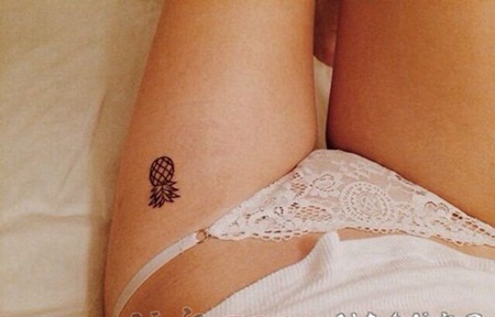 女生文艺小清新创意个性纹身图案