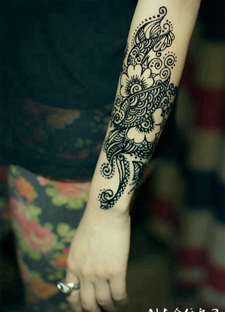 短暂的华丽，手臂好看的汉娜纹身图案