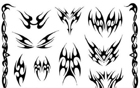 纹身图片：纹身图片之小图腾纹身图片