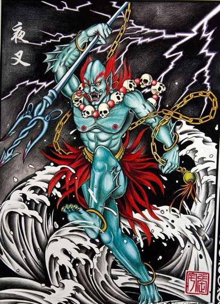 夜叉满背纹身 满背大气夜叉纹身