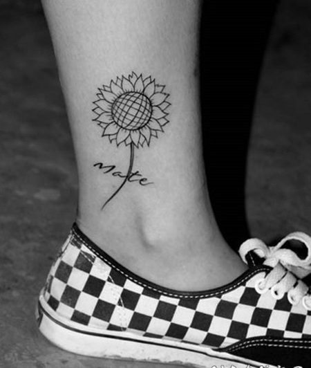 脚踝小纹身图片 脚踝小图案纹身