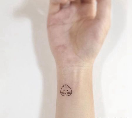 手腕可爱的小动物纹身图案