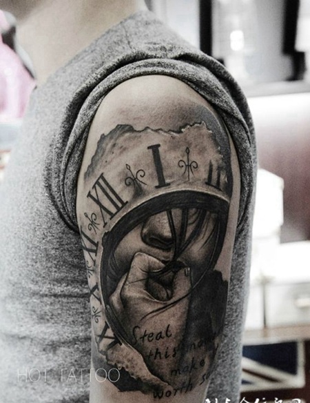 说者无意听者有心，手臂纹身