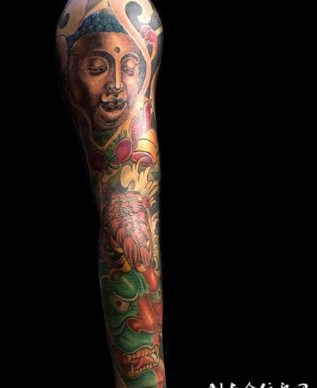 佛魔之争，个性佛像与般若花臂纹身