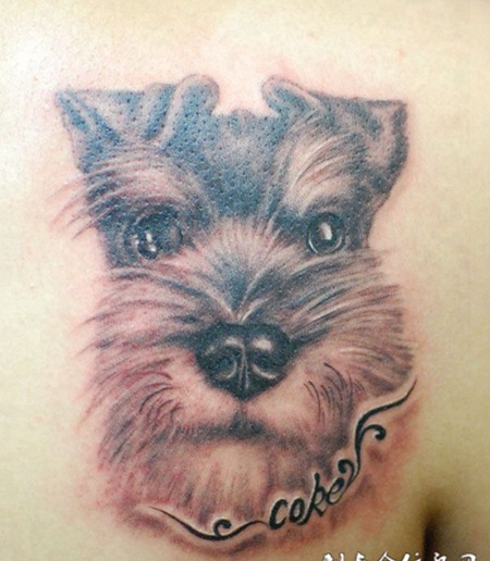 汪星人：可爱的狗狗纹身