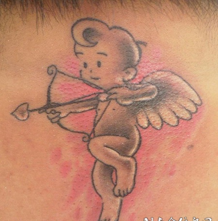 小天使插图纹身