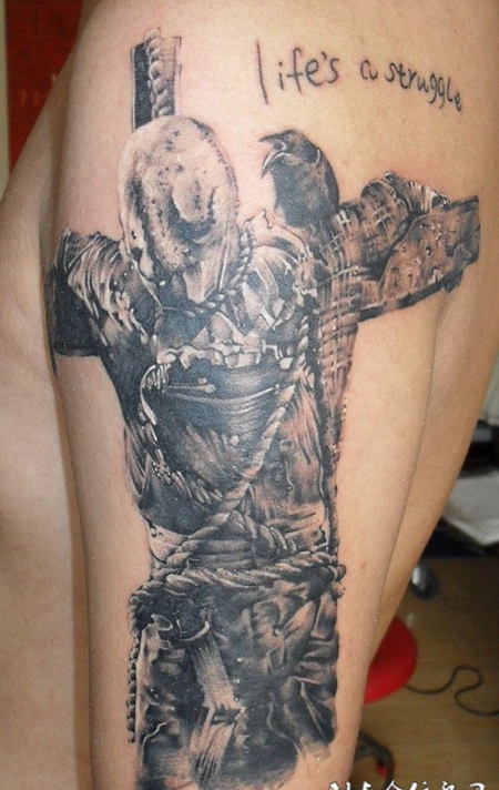 恶魔稻草人纹身