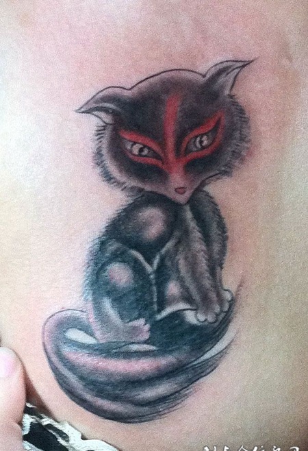 可爱的小狐狸纹身