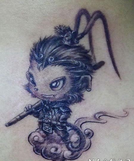 漫画版的孙悟空纹身