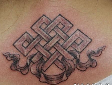 传统藏式吉祥结纹身
