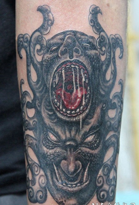 双头魔鬼纹身