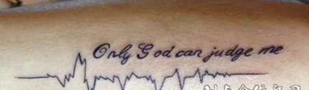 心电图英文纹身