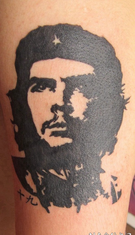 切格瓦拉肖像纹身