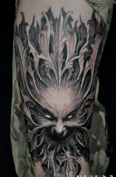 保罗恶魔纹身